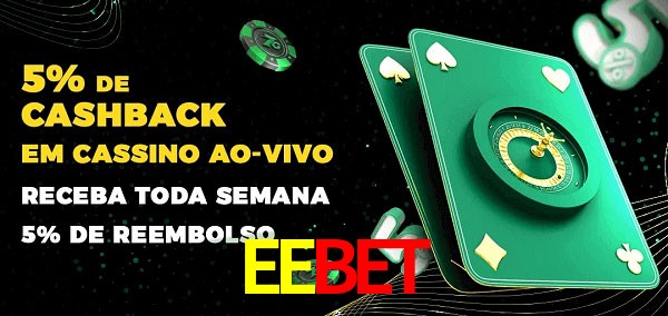 Promoções do cassino ao Vivo EEBET